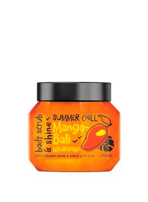 MonoLove Bio Питательный скраб & блеск для тела Mango-Bali Nourishing 250ml