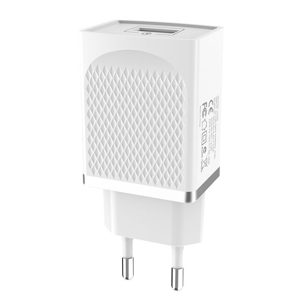 Зарядное устройство Hoco C42a, Quick Charge 3.0 (Белое)