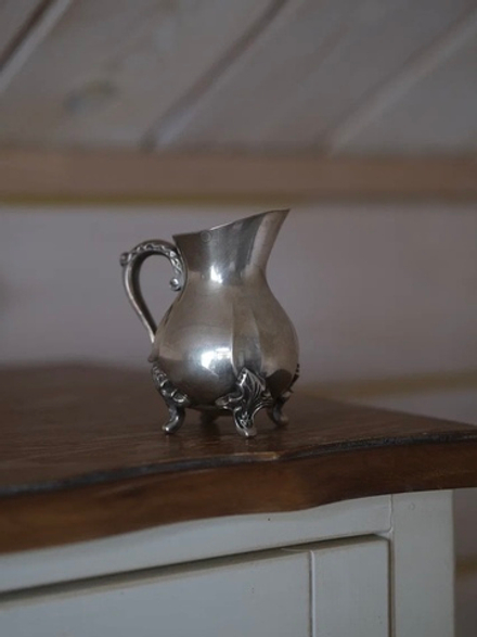 Сливочник посеребрённый
