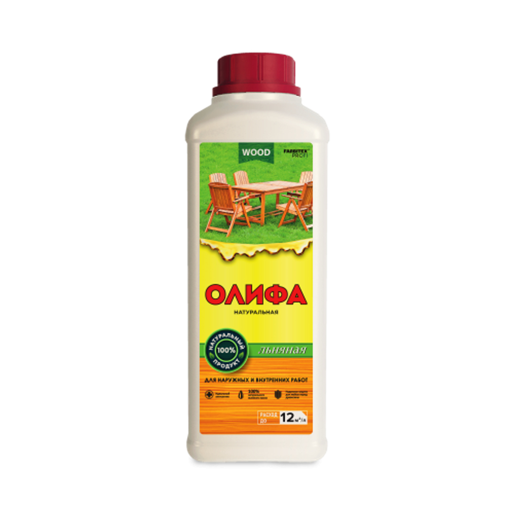 FARBITEX ПРОФИ WOOD Олифа льняная натуральная 0,25л