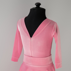 бархатное платье для бальных танцев