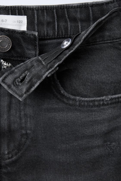 ZARA ДЖИНСЫ MOM FIT COMFORT, ЧЕРНЫЙ