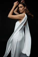 Шелковое Платье Aegean Goddess Pearl