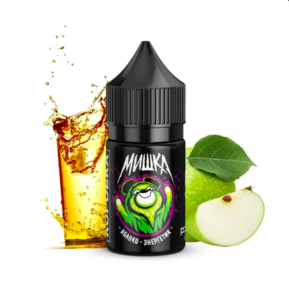 Мишка Salt 30 мл - Яблоко-Энергетик (20 мг Hard) Мишка Salt 30 мл - Яблоко-Энергетик (20 мг Hard)