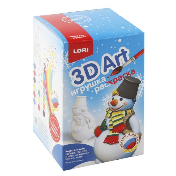 Oyuncaq Rəngləmə 3D Lori Yeni İl &quot;Забавный снеговик&quot;