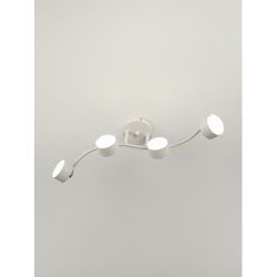 Светильник настенно-потолочный спот Rivoli Batty 7080-704 4хGX53 15 Вт поворотный | Споты-Подсветки