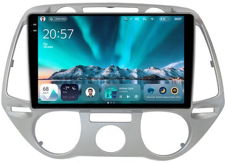 Магнитола для Hyundai i20 2009-2012 (кондиционер) - Teyes CC4 монитор 9.2" 2K QLED на Android 14, Snapdragon 680, DSP, CarPlay, 4G SIM-слот