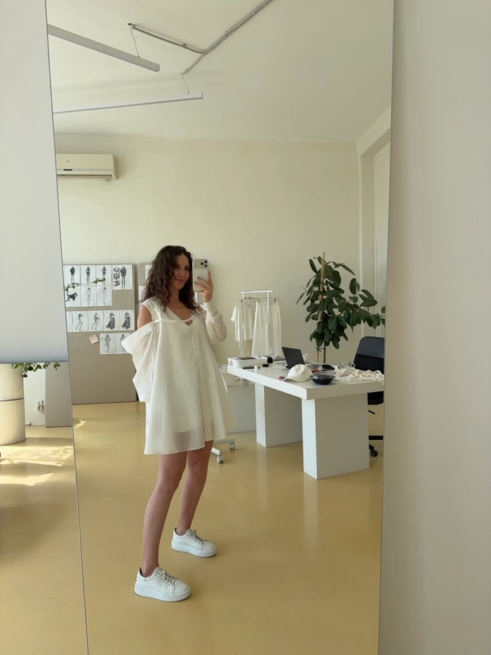 ПЛАТЬЕ МИРИНА МОЛОЧНЫЙ