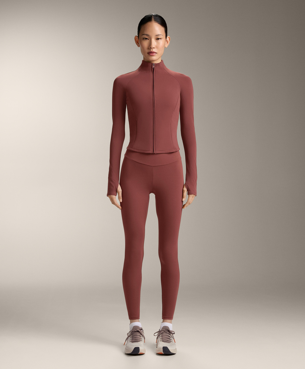 Oysho Легкая и теплая высокотехнологичная куртка, линялый махагон