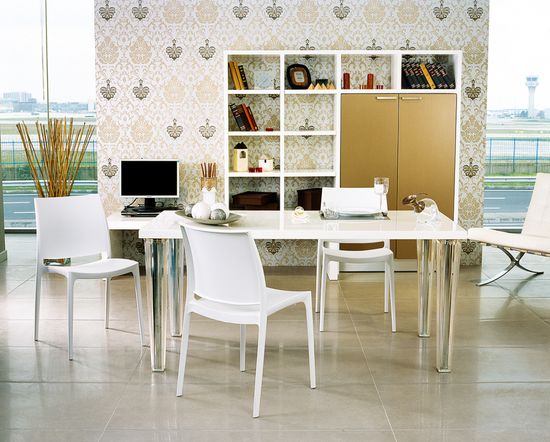 Стул пластиковый Maya белый