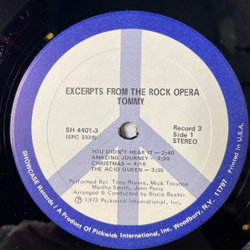 Винтажная виниловая пластинка LP Сборник 4 Operas Rock Jesus Christ Superstar, Tommy, Hair, Godspell (Spain 1975)