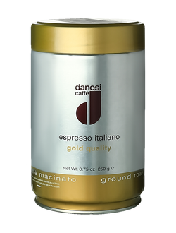 Кофе молотый Danesi Gold / Данези Голд, банка, 250 г.