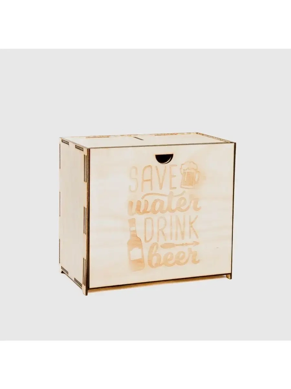 Набор бокалов "Save water drink beer" в подарочной коробке