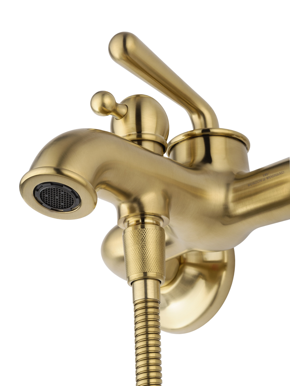 Смеситель для ванны с душем WONZON & WOGHAND STEAM, Брашированное золото (WW-88639008-BG)