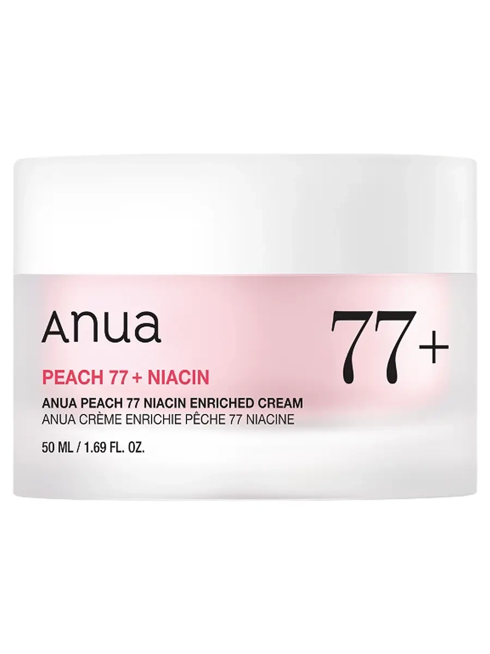 Anua Интенсивный крем-пудинг для гладкой и сияющей кожи Peach 77% Niacin Enriched Cream 50 мл