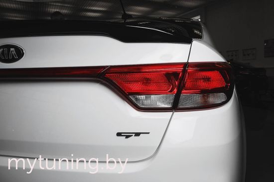 Лип спойлер для Kia Rio IV