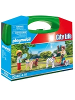Конструктор Переносной чемодан: Прогулка с собаками Playmobil 70530