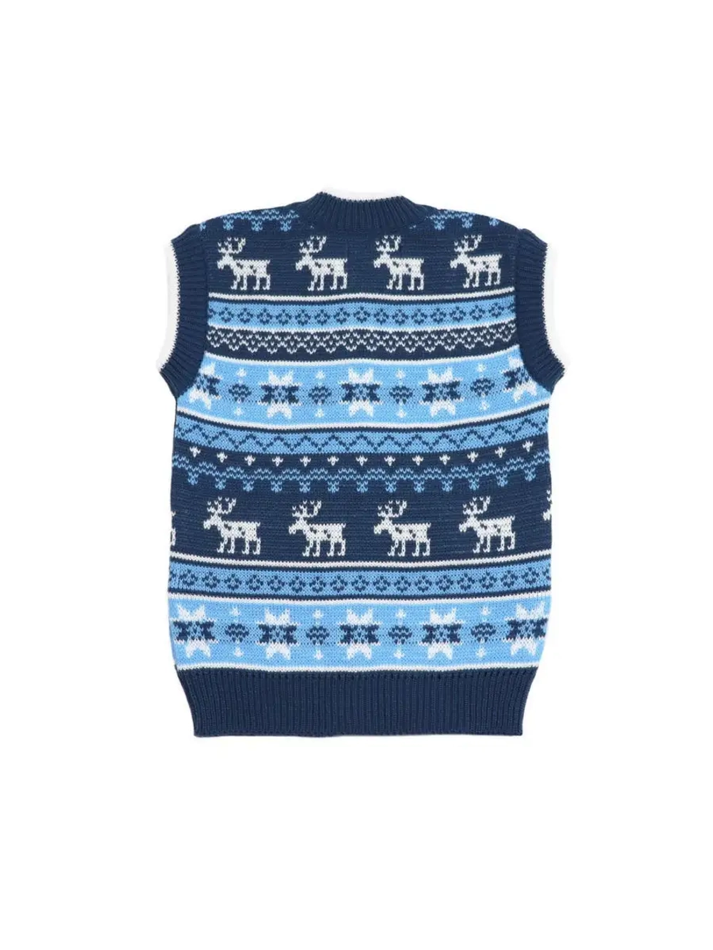 Жилетка вязаная на молнии