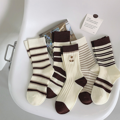 Носки "Nice Collection", коричневые