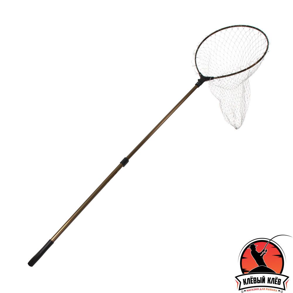 Подсачек складной телескопич. Namazu L- 160 см, овальный обод 60 см, нейлон