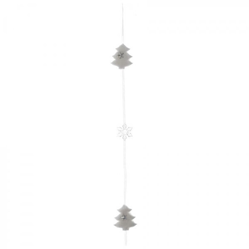 GAEM Изделие декоративное Гирлянда "Ёлочка", L190 W4 H1,5 см, 3в.