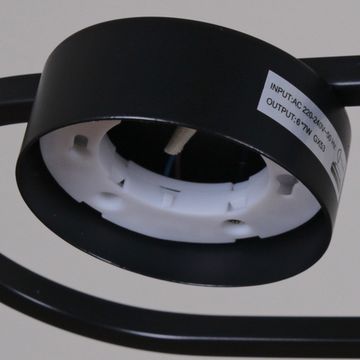 02760-0.3-06 BK+WOOD GX53 светильник потолочный