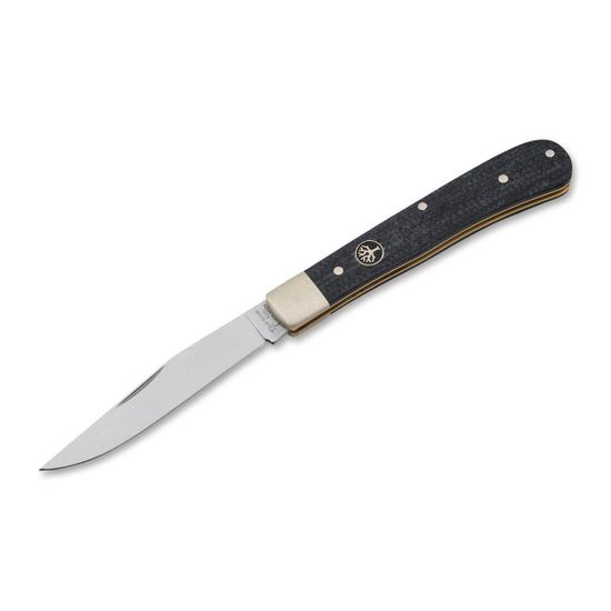 Нож Boker 112089 Trapper Uno Micarta C75 с клинком из стали C75, рукоять Micarta