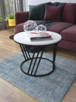 Журнальный стол Адидас - ЧБ - МДФ в ПВХ