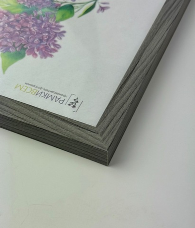 Фоторамка 30х40 см, серая, арт. 3040.747805