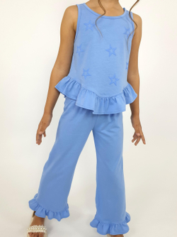 02-147-4 Комплект для девочки (туника+брюки)