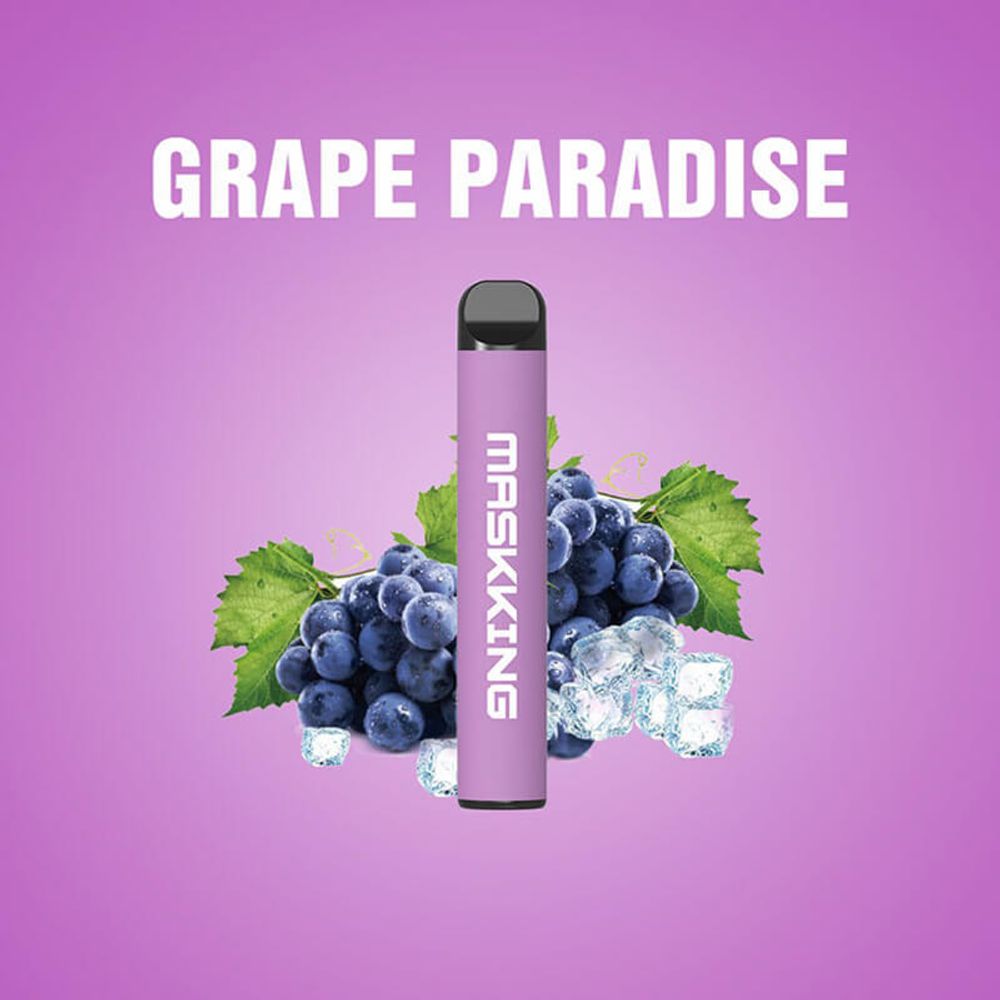 Одноразовая электронная сигарета Maskking High 2.0 - Grape Paradise (Хрустальный Виноград) 450 тяг