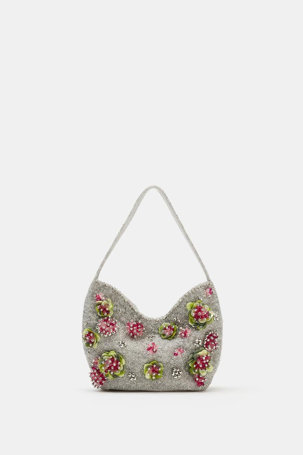 ZARA СУМКА С БИСЕРОМ, РАЗНОЦВЕТНЫЙ