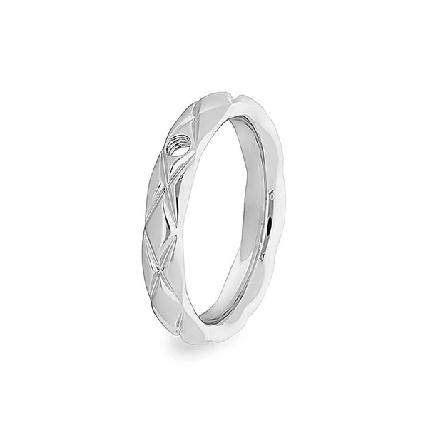 Кольцо - База Qudo  Aversa Silver 15.2 мм 616257 S размер 15