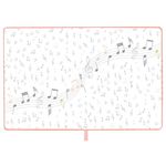 Дневник для музыкальной школы 170х215 мм, 48 л., обложка кожзам твердая, фольга, BRAUBERG, справочный материал, НОТКИ, 107368