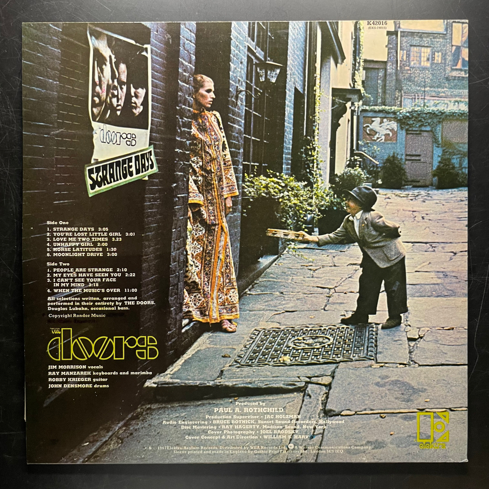The Doors ‎– Strange Days (Англия)