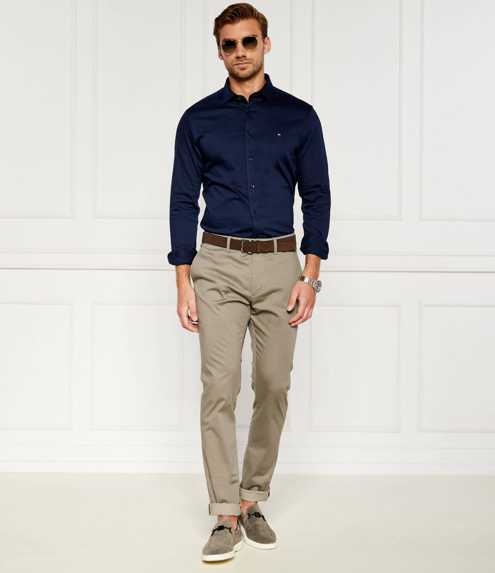 Чиносы Bleecker Tommy Hilfiger - серый(MW0MW35638)