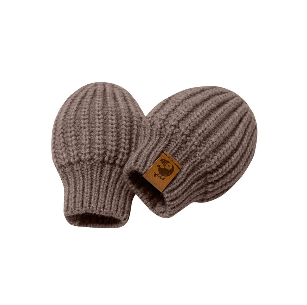 3500-121 Рукавички вязаные Woolly (кофе)