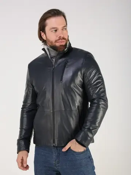 Дубленка зимняя куртка натуральная кожаная