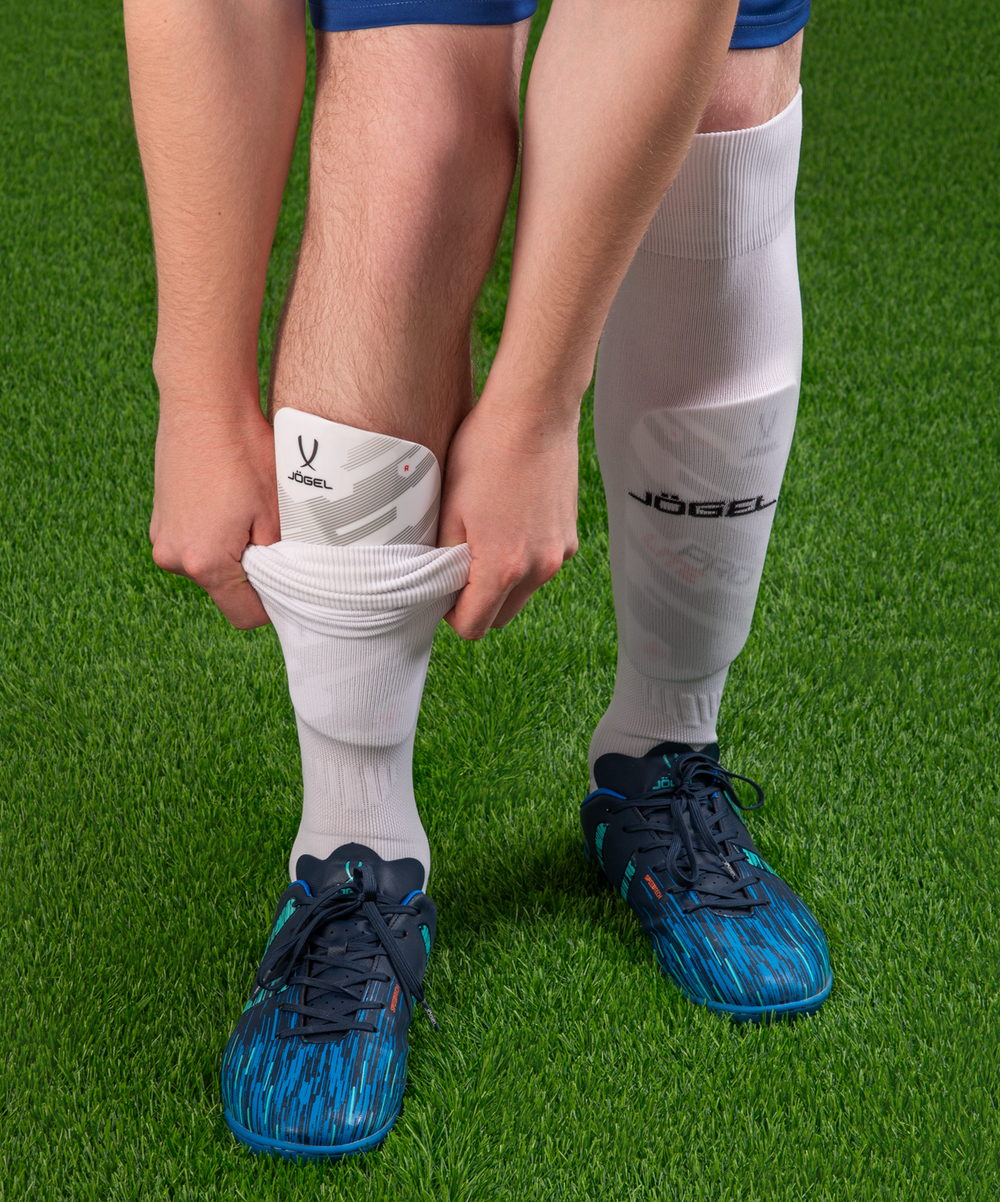 Щитки футбольные Prolite, белый