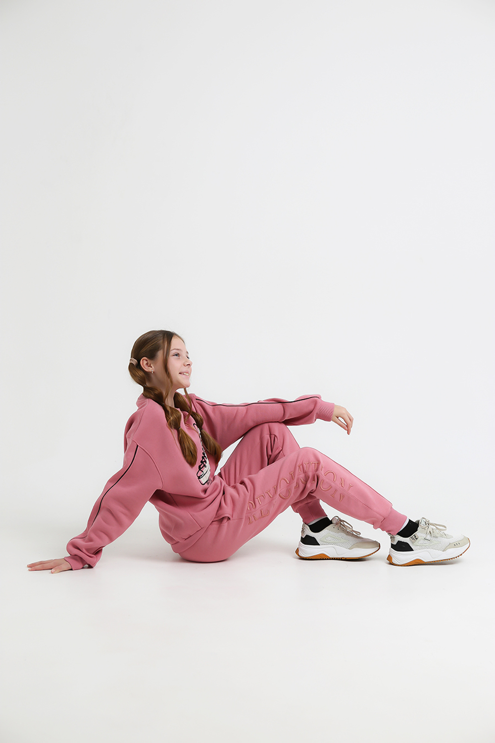 Брюки трикотаж. кэжл. с начесом д/д Beneti (T) 6300