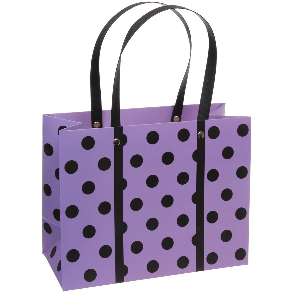 Пакет подарочный «Горох» 23*18*10 см