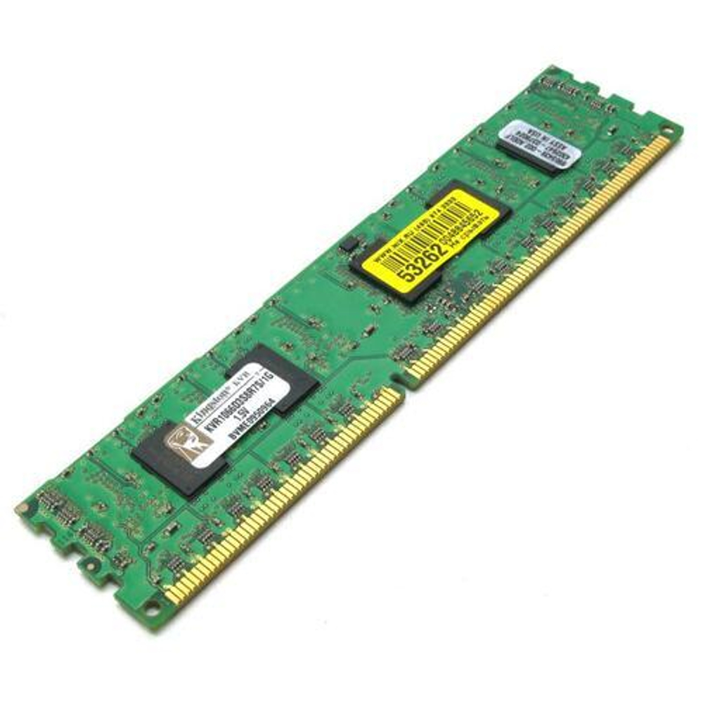 Модуль памяти ECC Registered DDR3 RDIMM 1Gb Kingston &lt;KVR1066D3S8R7S/1G&gt; &lt;PC3-8500&gt; with Parity CL7