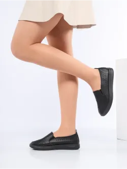 Мокасины летние с перфорацией