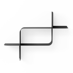 Набор металлических настенных полок Montage, 2 шт., черные