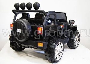 Детский электромобиль River Toys JEEP M777MM черный