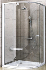 Душевой уголок Ravak Pivot PSKK3 90x90 37677101Z1 профиль Белый стекло Transparent