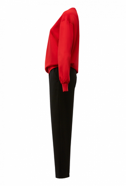 Спортивный костюм красно-чёрный 21-02-20FW