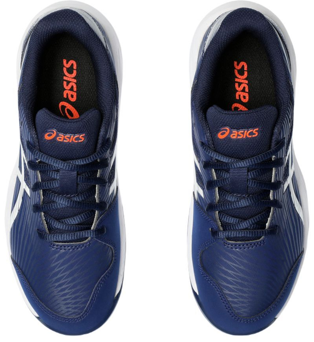 Детские теннисные кроссовки Asics Gel-Game 9 GS Clay/OC - blue expanse/white