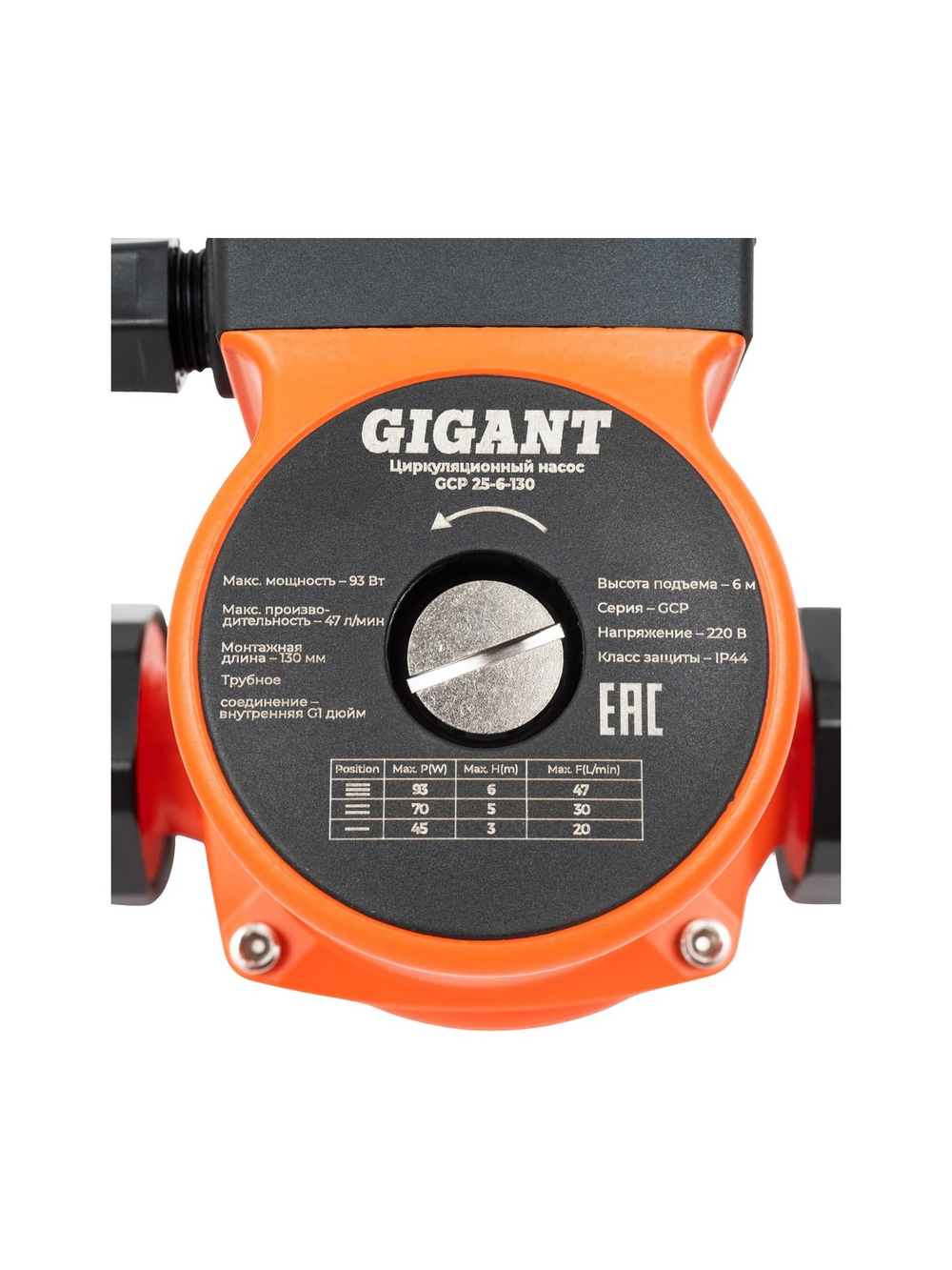 Циркуляционный насос Gigant GCP 25-6-130