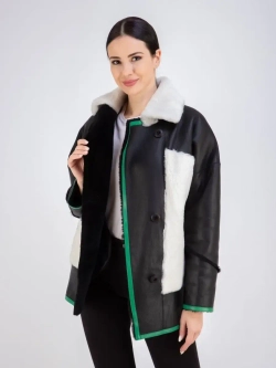 Дубленка женская натуральная оверсайз Турциz